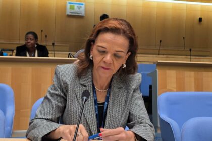 Ministre de la santé, Professeur Elsa Nkana Joséphine Ayo-Bivigou à la 79eme assemblé mondiale de la santé à Genève