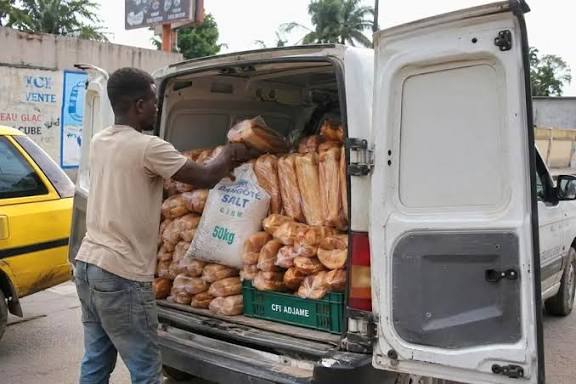 transport du pain au gabon
