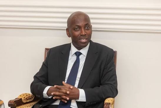 Portrait du Ministre gabonais de la Justice Augustin Emane